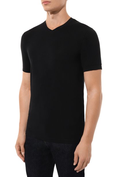 Футболка из вискозы GIORGIO ARMANI, арт. 8NST63/SJP4Z, фото 3