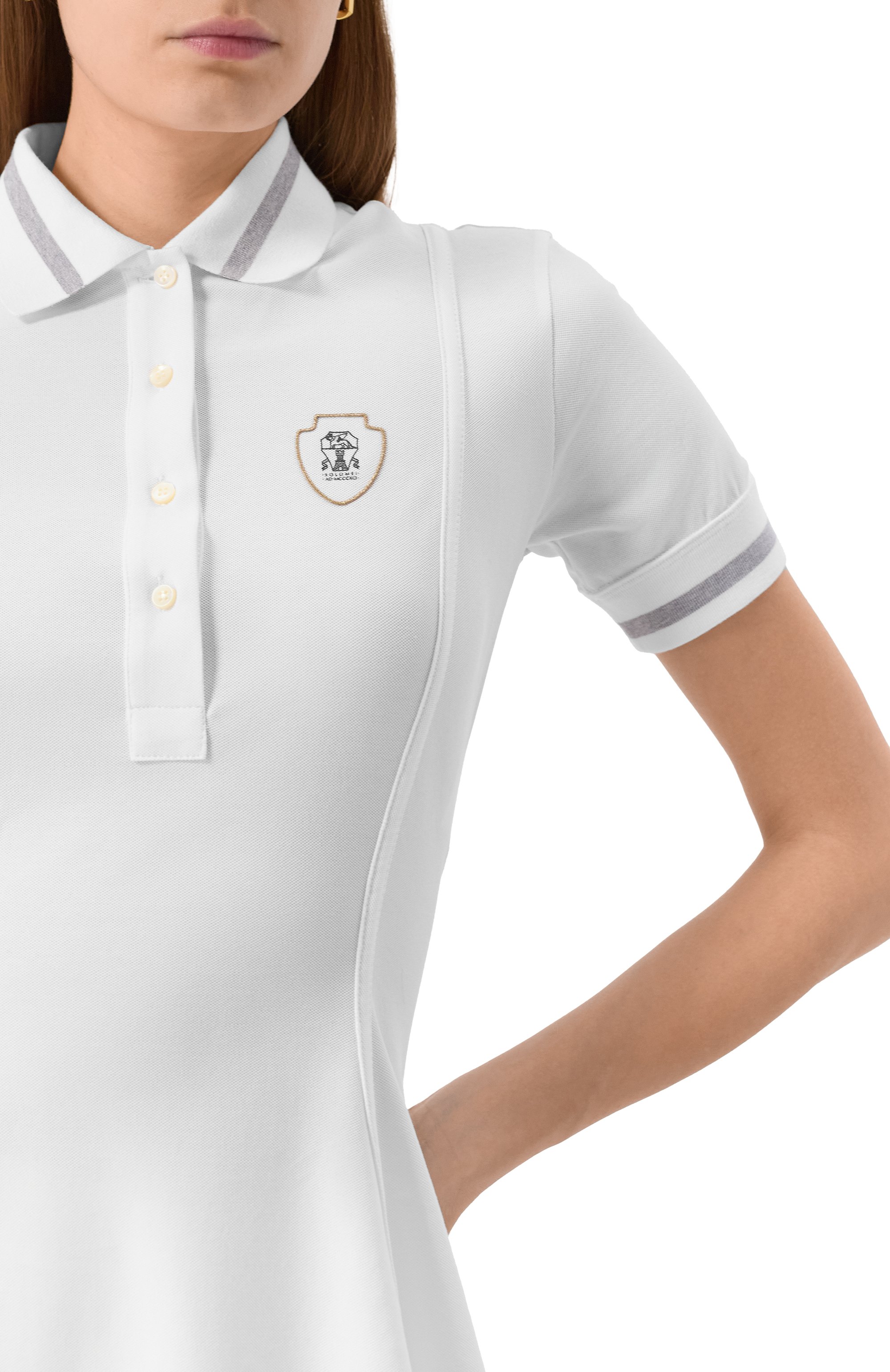 Хлопковое платье BRUNELLO CUCINELLI, арт. ML944A5325, фото 5