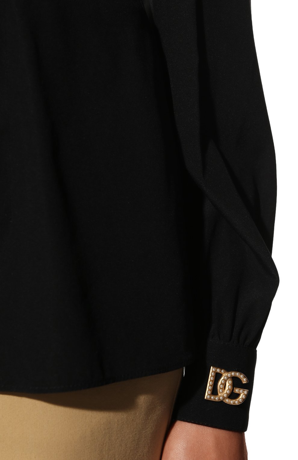 Шелковая блузка DOLCE & GABBANA, арт. F5067Z/FUABS, фото 5