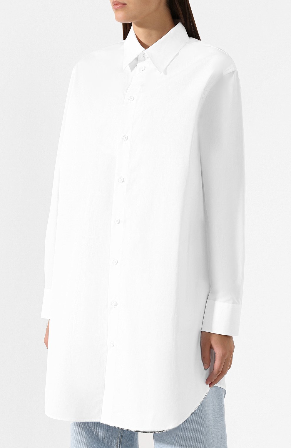 Хлопковая рубашка MAISON MARGIELA, арт. S51DL0264/S44720, фото 3