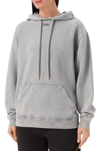 Хлопковое худи OFF-WHITE, арт. 2FE00500T, фото 3