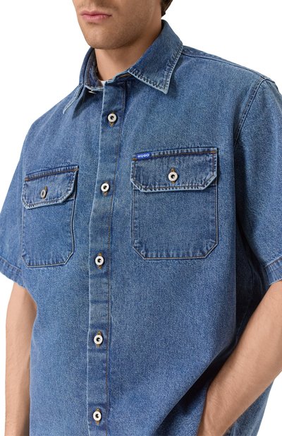 Джинсовая рубашка HUGO BLUE, арт. 50545213, фото 5