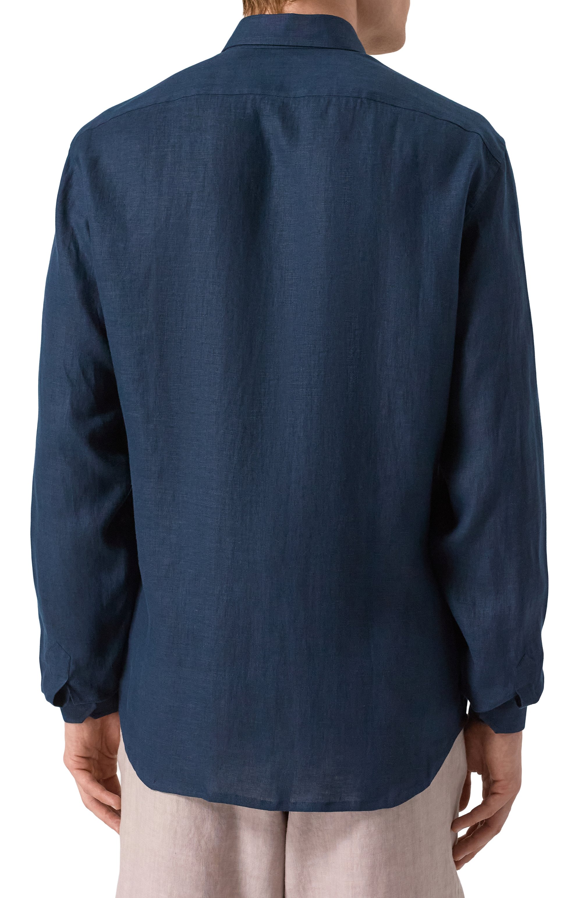 Льняная рубашка KITON, арт. UMCBUBAH0928617, фото 4