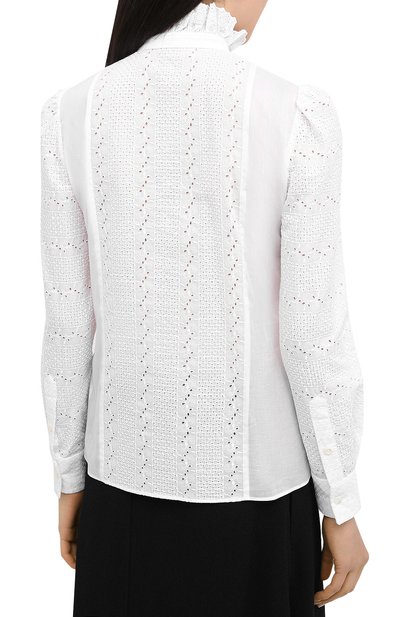 Хлопковая блузка DOLCE & GABBANA, арт. F5N57T/FR5CJ, фото 4