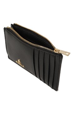 Женский кожаный футляр для кредитных карт FURLA черного цвета, арт. WP00310/ARE000 | Фото 3 (Материал: Натуральная кожа; Материал сплава: Проставлено; Нос: Не проставлено)
