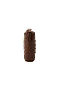 Женская сумка BOTTEGA VENETA коричневого цвета, арт. 597329/V48C1 | Фото 4 (Размер: small; Материал: Натуральная кожа; Ремень/цепочка: На ремешке; Материал сплава: Проставлено; Драгоценные камни: Проставлено)