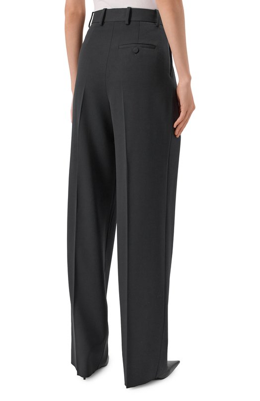 Шерстяные брюки Agnona T71001E/UW022E Зелёный  T71001E/UW022E Фото 4