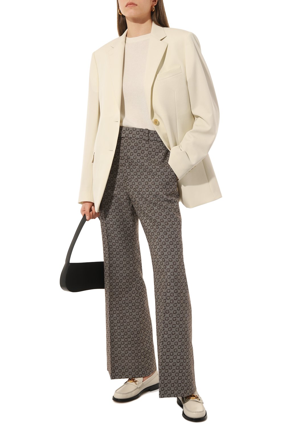 Шерстяные брюки GUCCI, арт. 616539 ZAFVN, фото 2