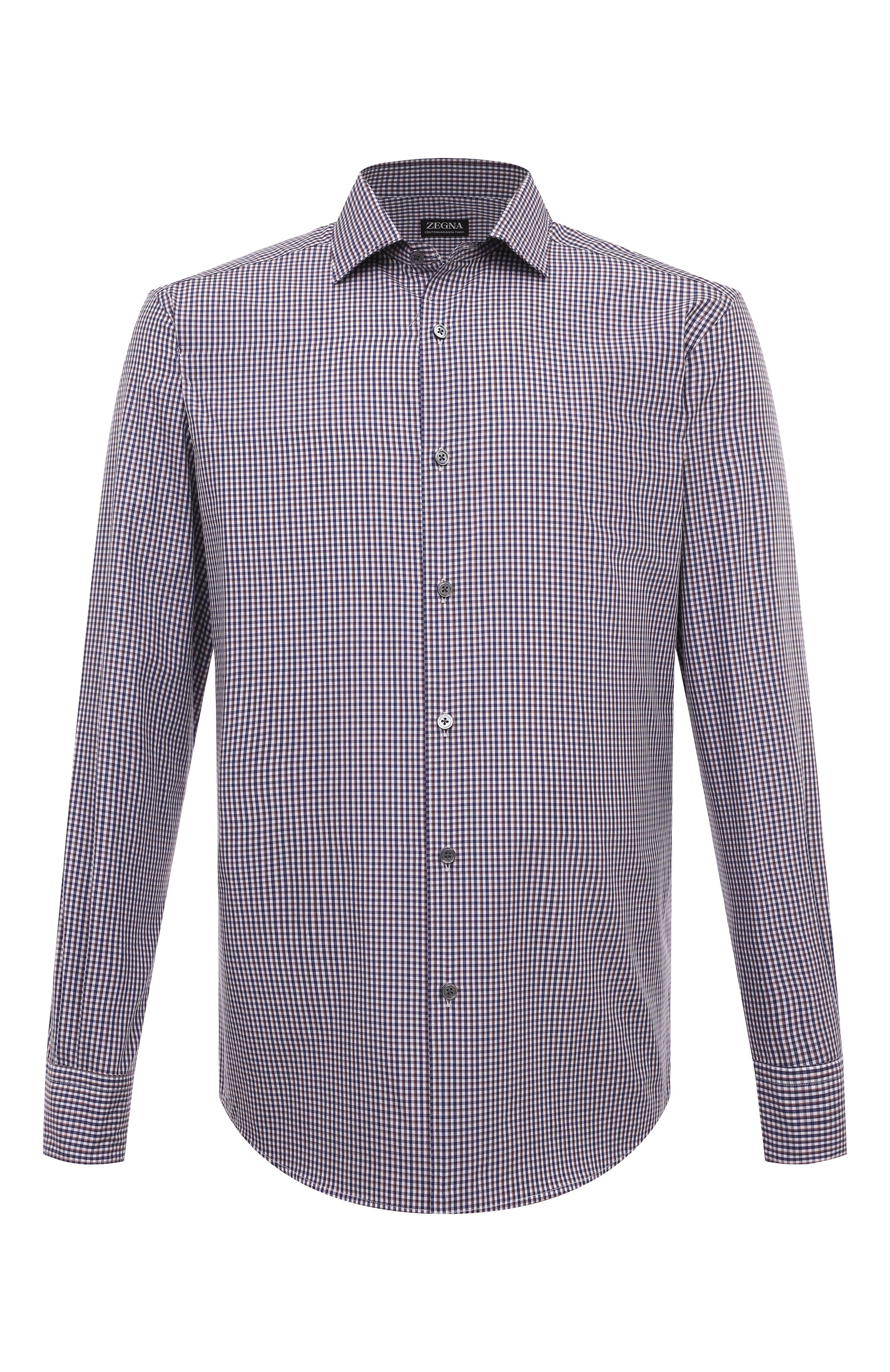 Хлопковая рубашка ZEGNA, арт. UDX02A7/SRF5, фото 1