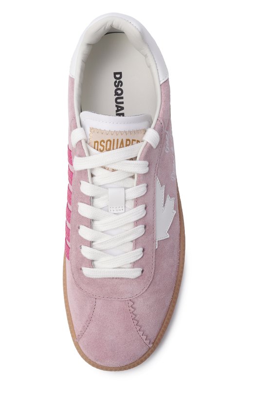 Замшевые кеды Rebels Dsquared2 SNW0468/23808702 Розовый  SNW0468/23808702 Фото 6