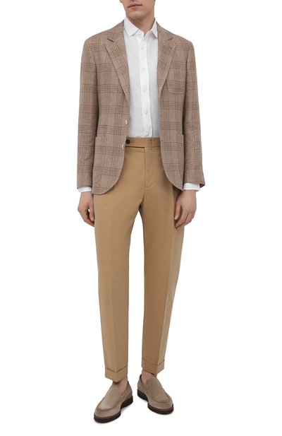 Льняная рубашка BRUNELLO CUCINELLI, арт. MB6083029, фото 2