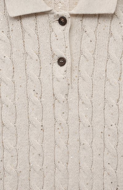 Хлопковый пуловер BRUNELLO CUCINELLI, арт. BDVM75905B, фото 3