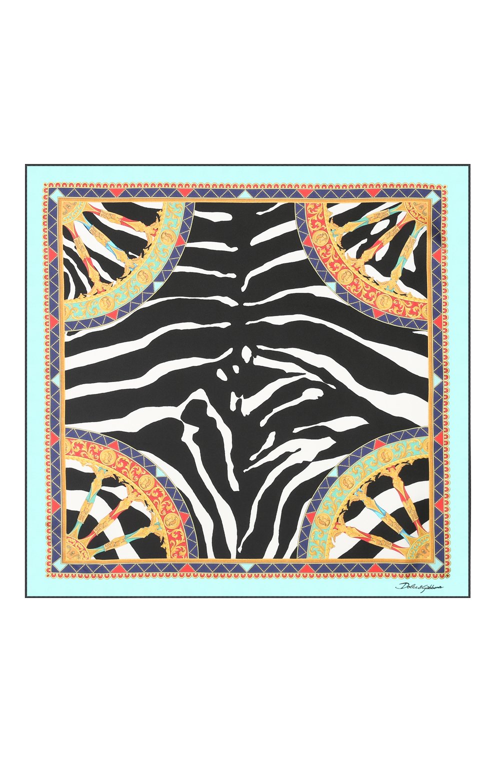 Шелковый платок DOLCE & GABBANA, арт. FN093R/GDV54, фото 3