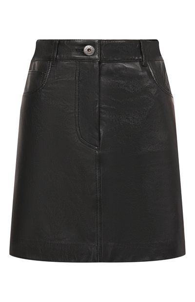 Женская кожаная юбка WEEKEND MAX MARA, арт. HULL
