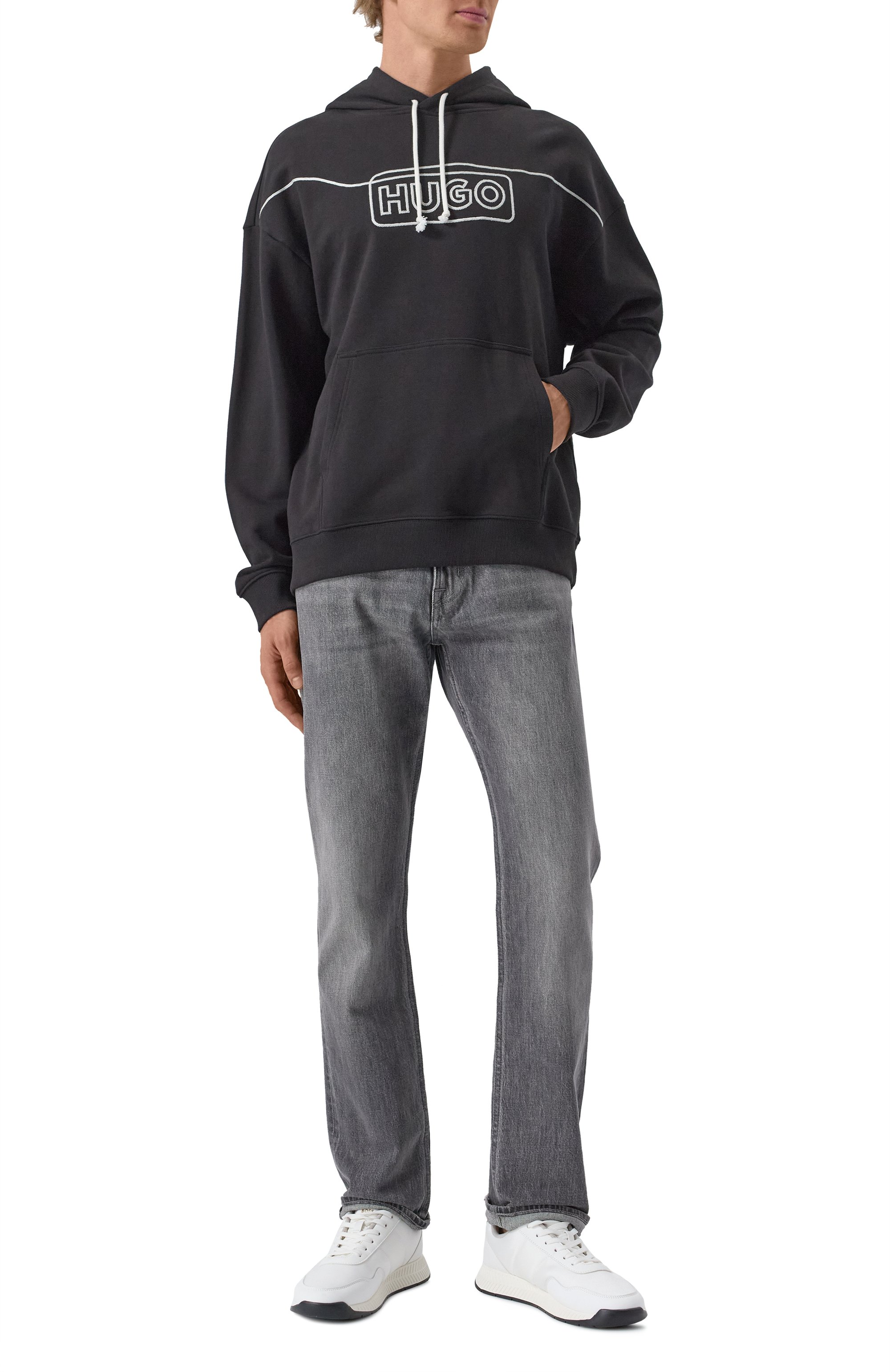 Хлопковое худи HUGO BLUE, арт. 50530342, фото 2