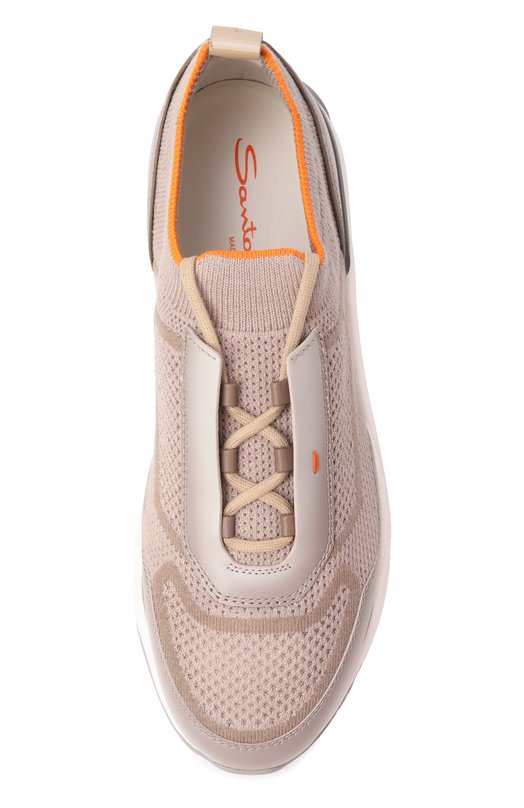 Комбинированные кроссовки Innova Santoni MBIG22135BGRC0TZ Бежевый  MBIG22135BGRC0TZ Фото 5
