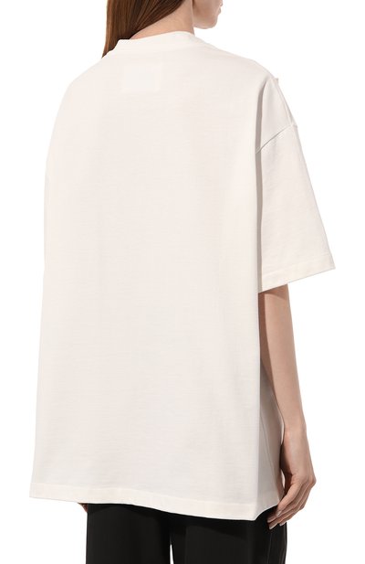 Хлопковая футболка JIL SANDER, арт. J02GC0123/J20035, фото 4