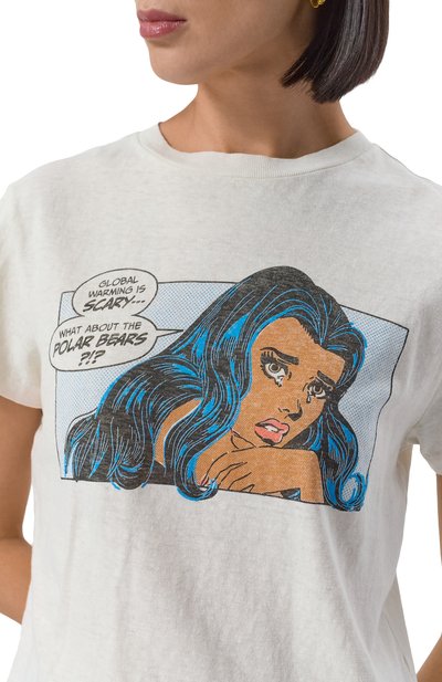 Хлопковая футболка RE/DONE, арт. 024-02WCGT308, фото 5