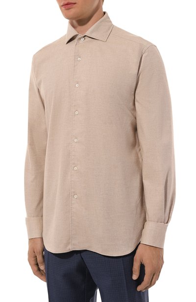 Хлопковая рубашка CORNELIANI, арт. 94P156-9411629, фото 3