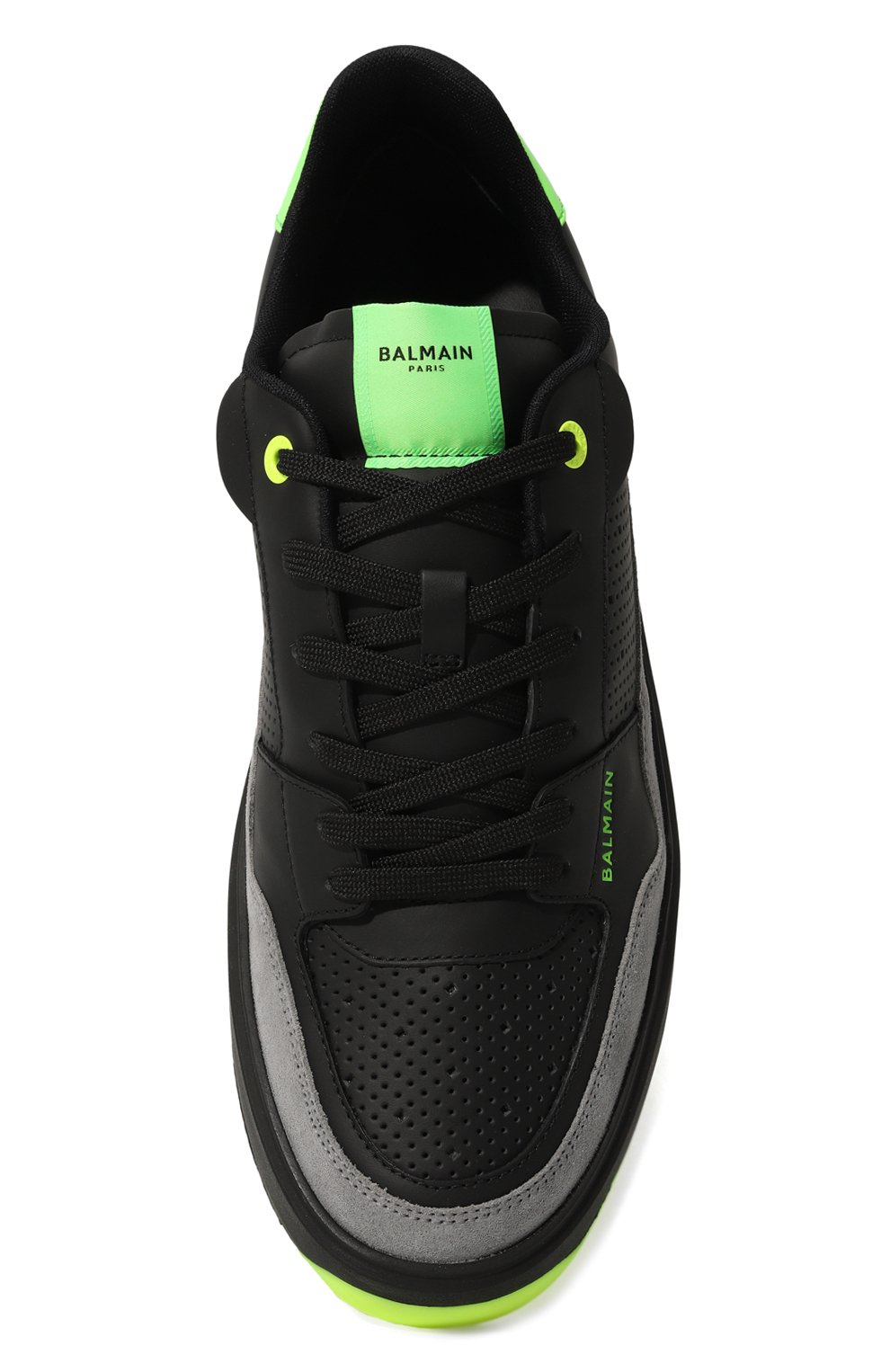 Кожаные кеды b-court BALMAIN, арт. DM1VI349/LBYV, фото 6