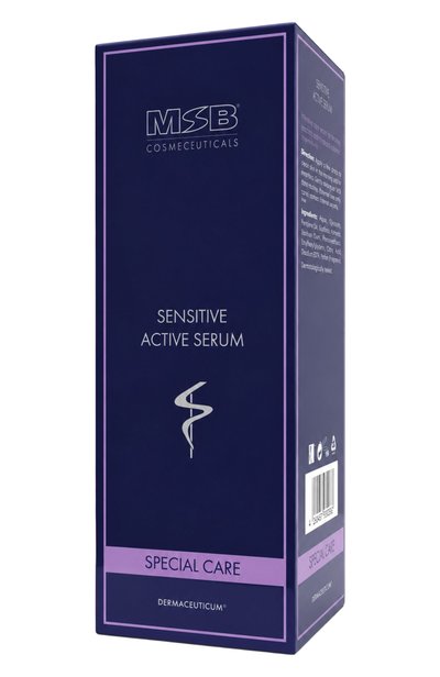 Активная сыворотка успокаивающая кожу лица sensitive active serum (50ml) MSB, арт. 01257