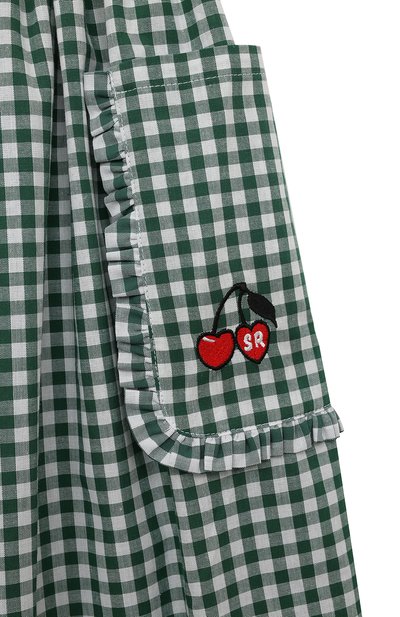 Хлопковая юбка SONIA RYKIEL ENFANT, арт. 22S1SK03, фото 3