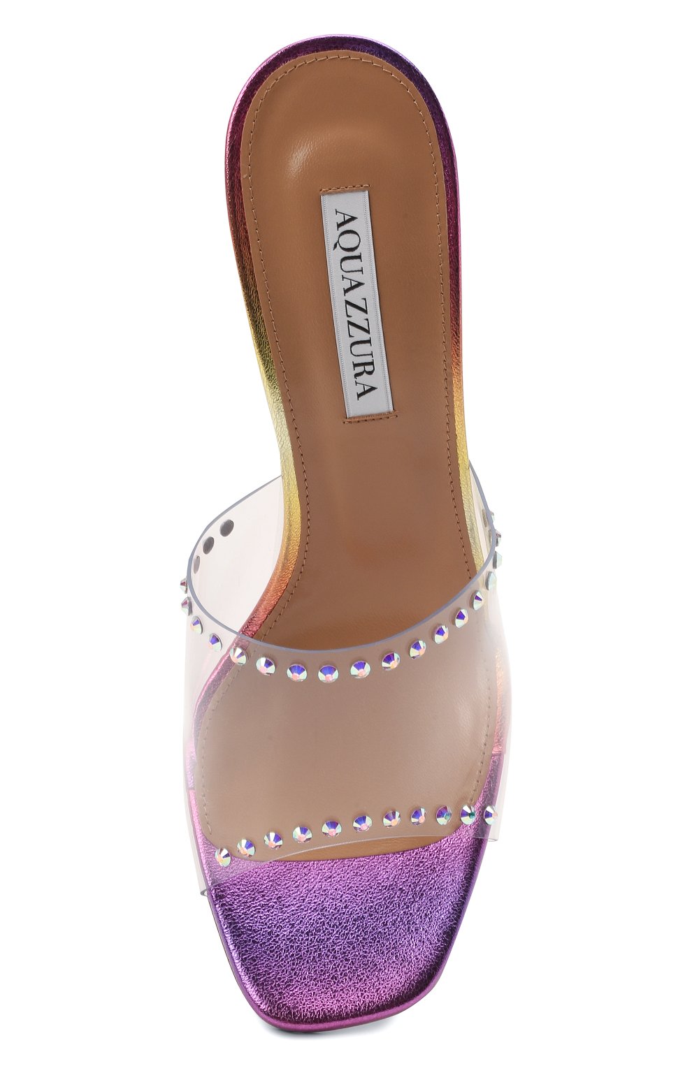 Мюли secrets 95 AQUAZZURA, арт. SCRHIGM0-TNP-TST, фото 5