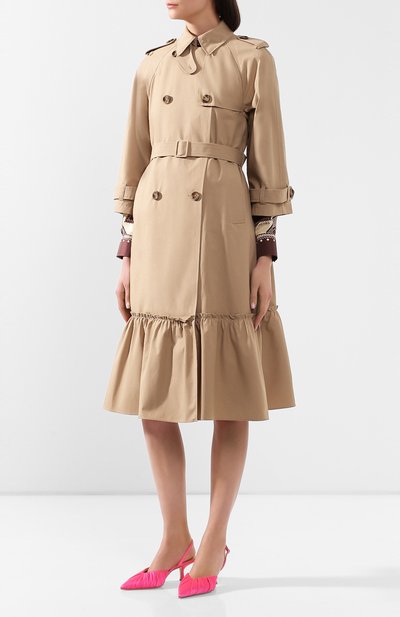 Хлопковый тренч REDVALENTINO, арт. TR0CHA60/4YM, фото 3