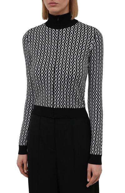 Кардиган из шерсти и хлопка VALENTINO, арт. WB3KE00S6HQ, фото 3