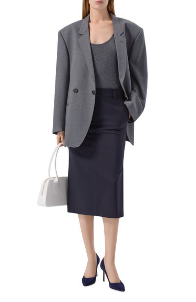 Замшевые туфли romy 85 JIMMY CHOO, арт. R0MY 85/SUE, фото 3