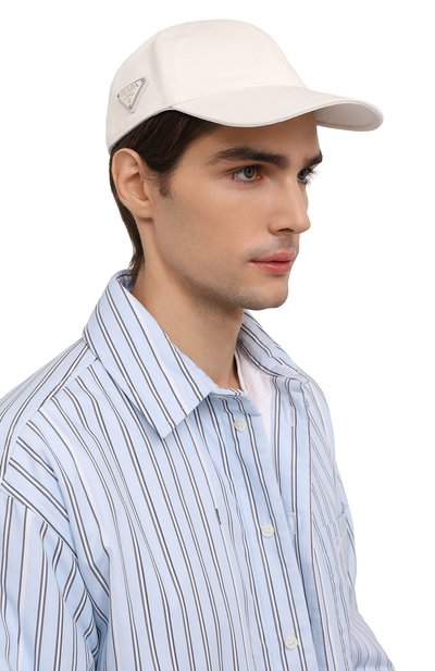 Хлопковая бейсболка PRADA, арт. 2HC274-2DXI-F0009, фото 2