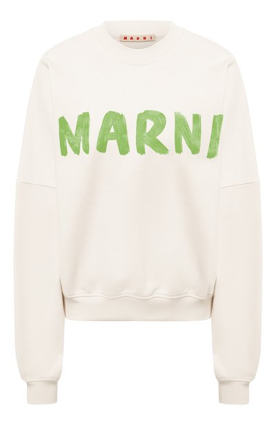 Женский хлопковый свитшот MARNI, арт. FLJE0185P2/USCU88