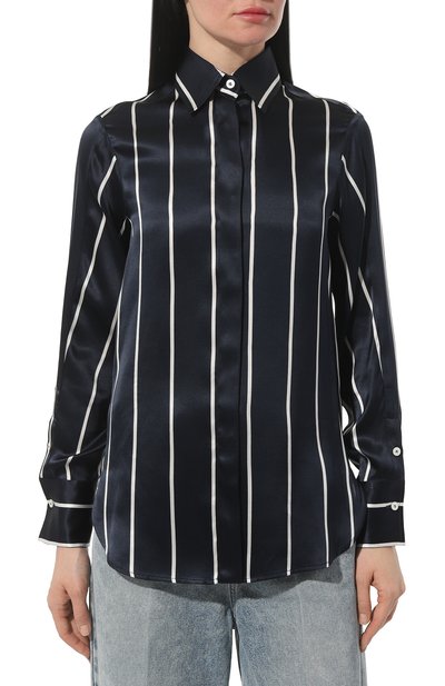 Шелковая блузка KITON, арт. D55442K0978C, фото 3