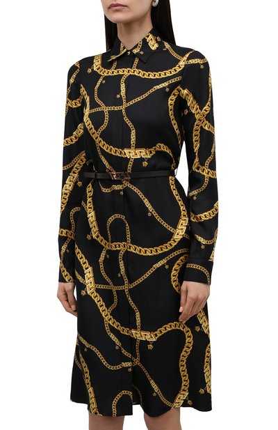 Шелковое платье VERSACE, арт. 1003972/1A02881, фото 3