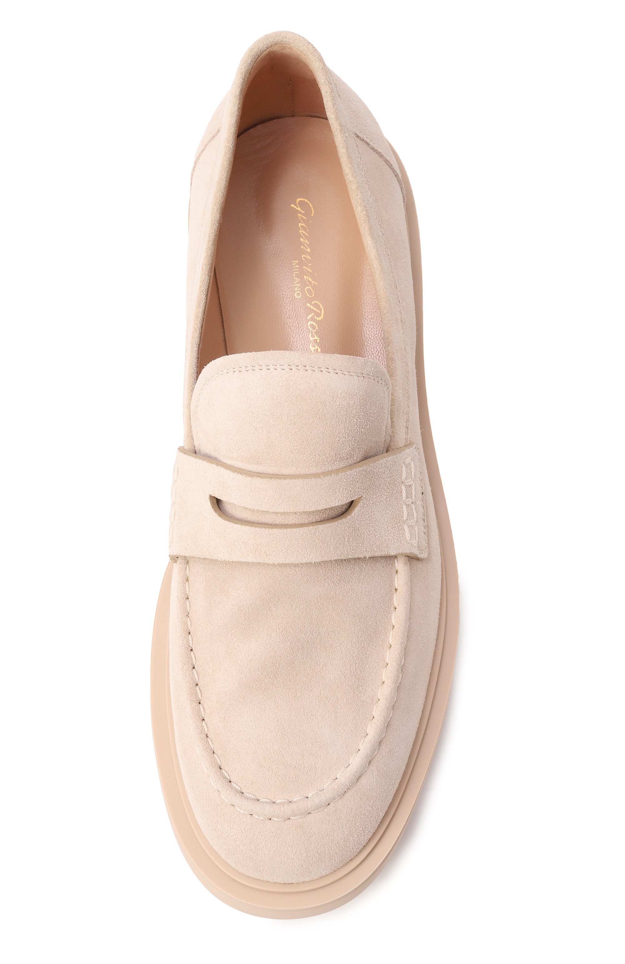 Замшевые лоферы GIANVITO ROSSI, арт. G25283.20G0M.SUEM0US, фото 6