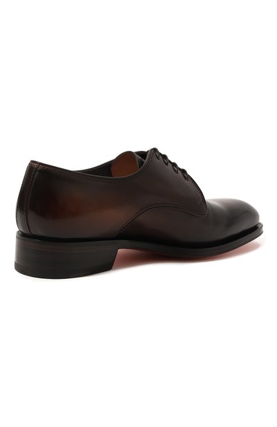 Кожаные дерби SANTONI, арт. MCCG18171MC8HFULT50, фото 5