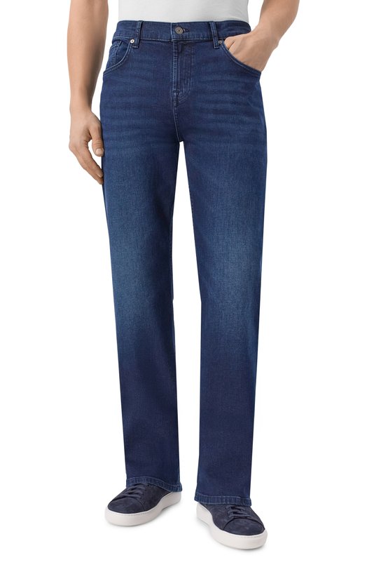 Джинсы Brett 7 For All Mankind 7T4E0C83-1XU Синий  7T4E0C83-1XU Фото 3