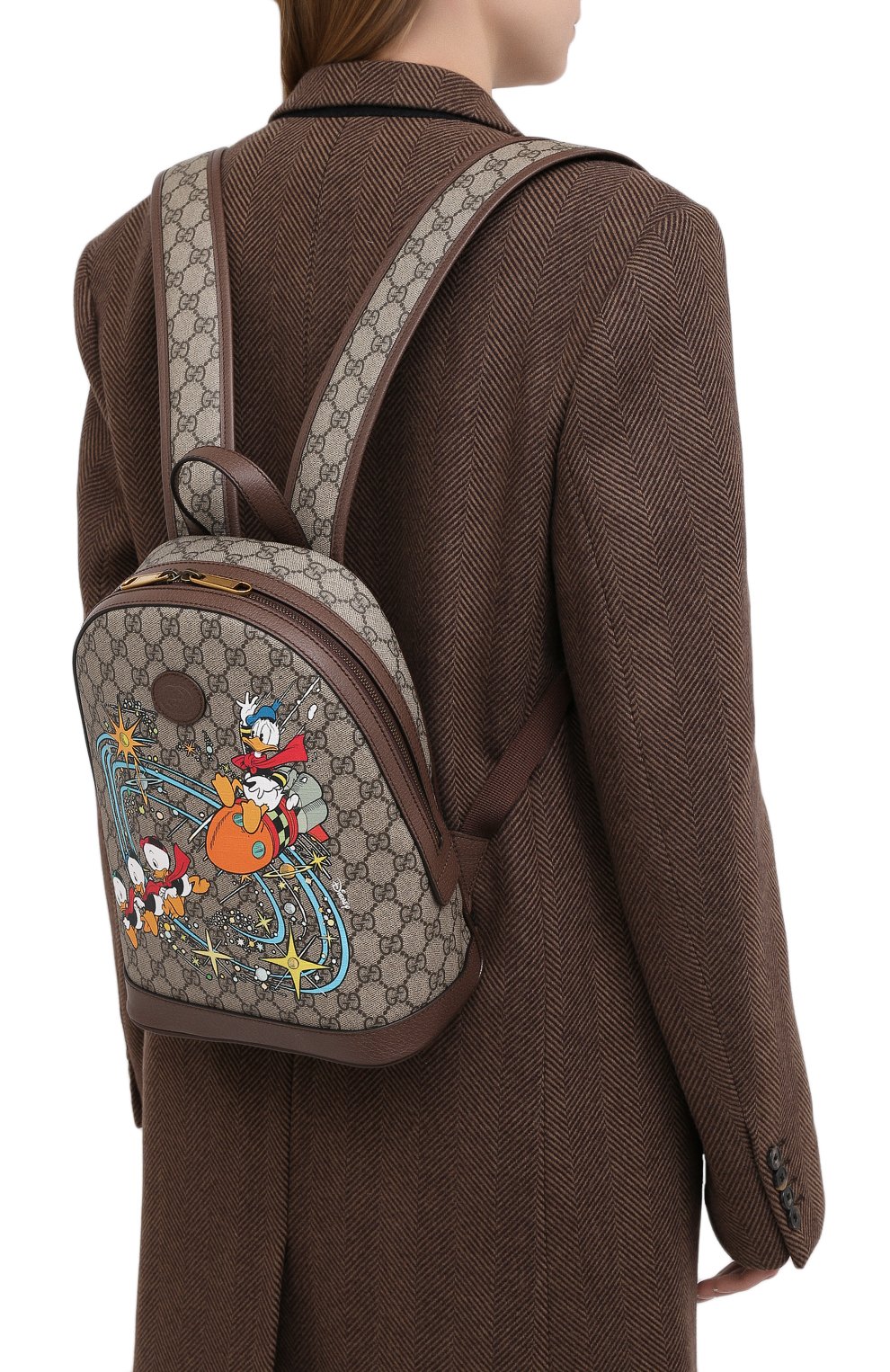 Рюкзак disney x gucci GUCCI бежевого цвета по цене 223200 руб., арт. 552884/2N2AT, фото 5 Рюкзак disney x gucci GUCCI, арт. 552884/2N2AT, фото 5
