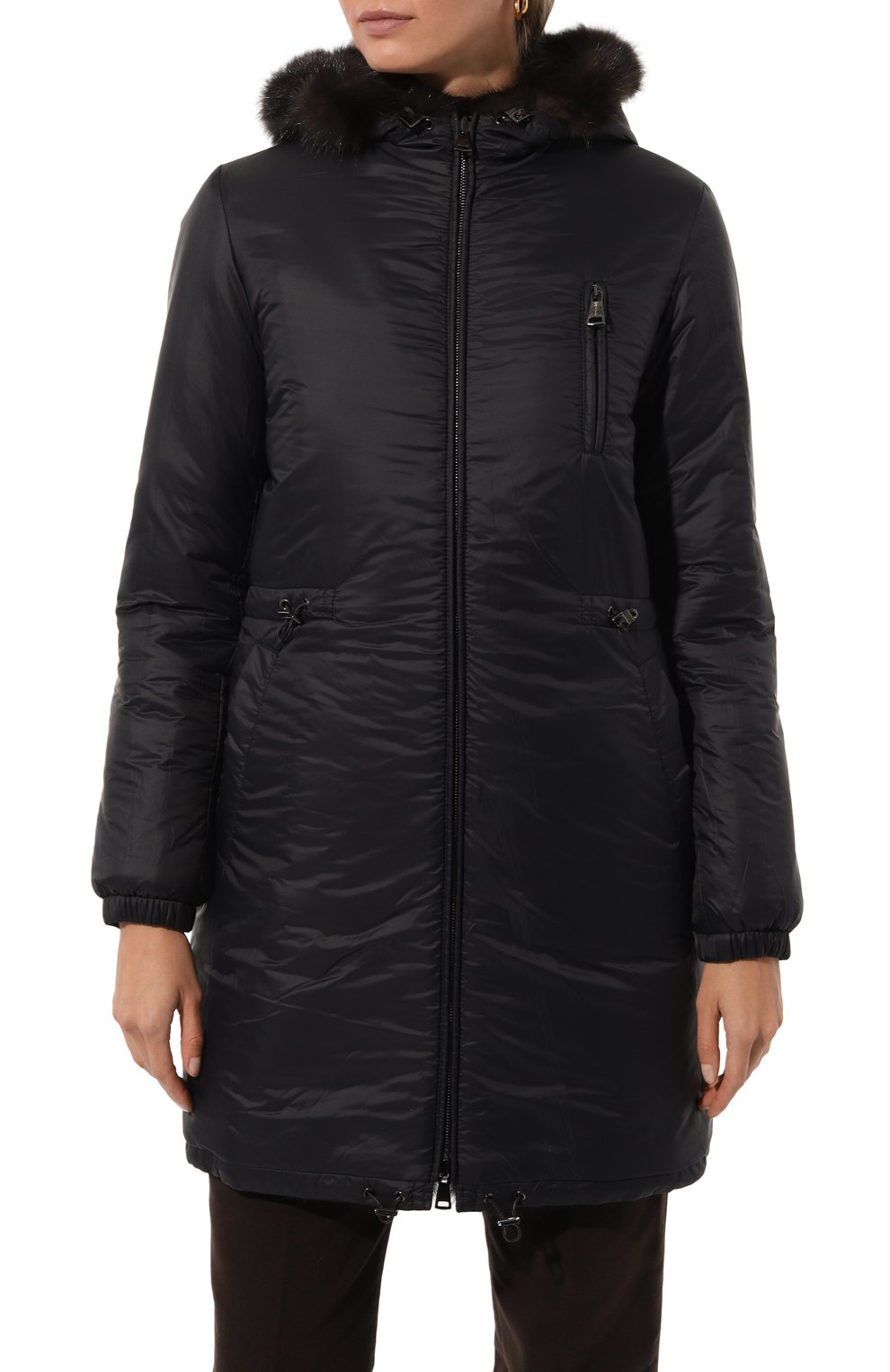 Двусторонняя шуба из соболя MANZONI24, арт. 24M551-ZNY, фото 6