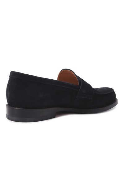 Замшевые пенни-лоферы milano MILLE 885 темно-синего цвета по цене 39400 руб., арт. MILAN0/G0RAIN/ENEA, фото 5 Замшевые пенни-лоферы milano MILLE 885, арт. MILAN0/G0RAIN/ENEA, фото 5