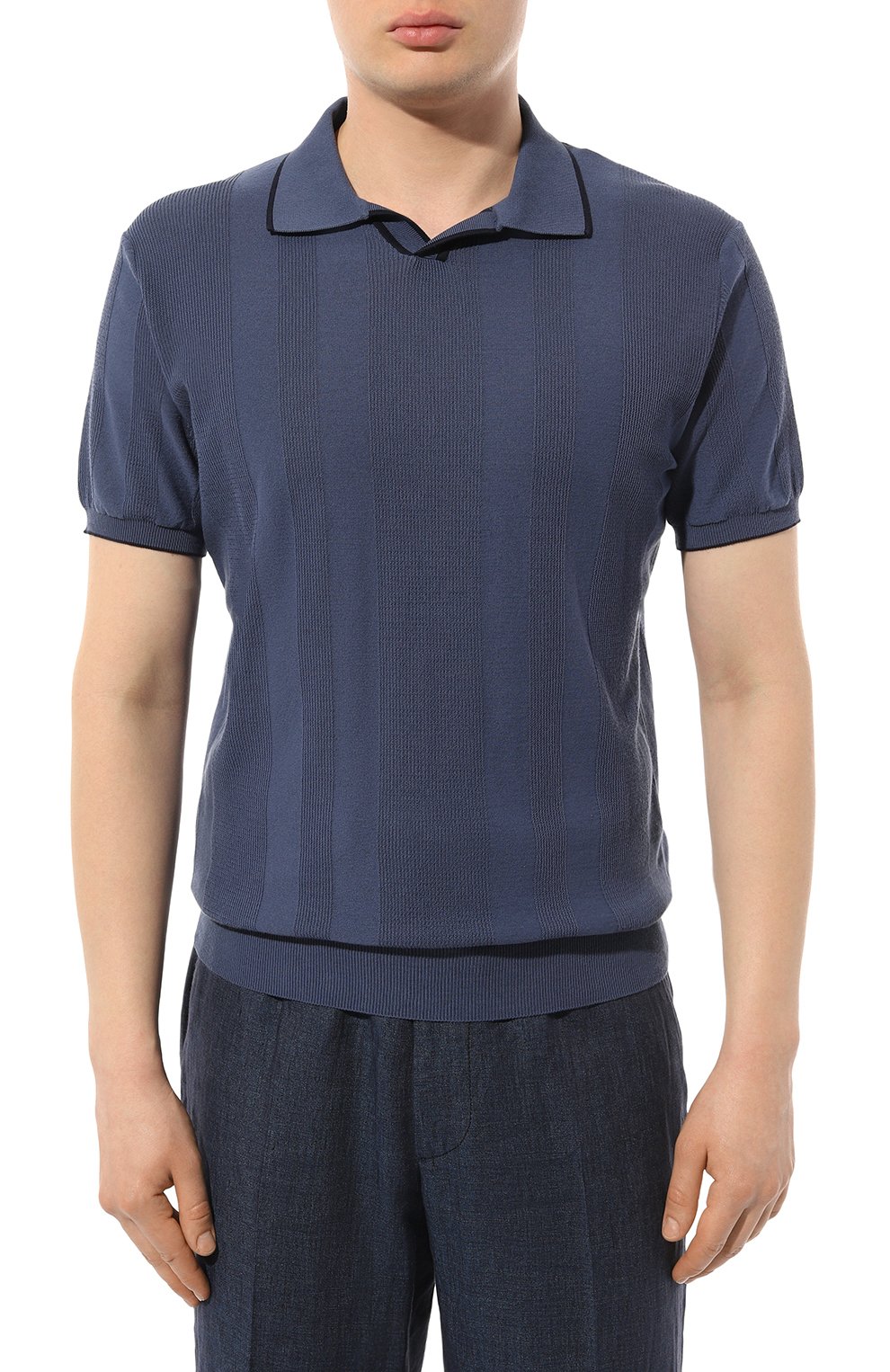 Хлопковое поло CORNELIANI, арт. 93M513-9325119, фото 3