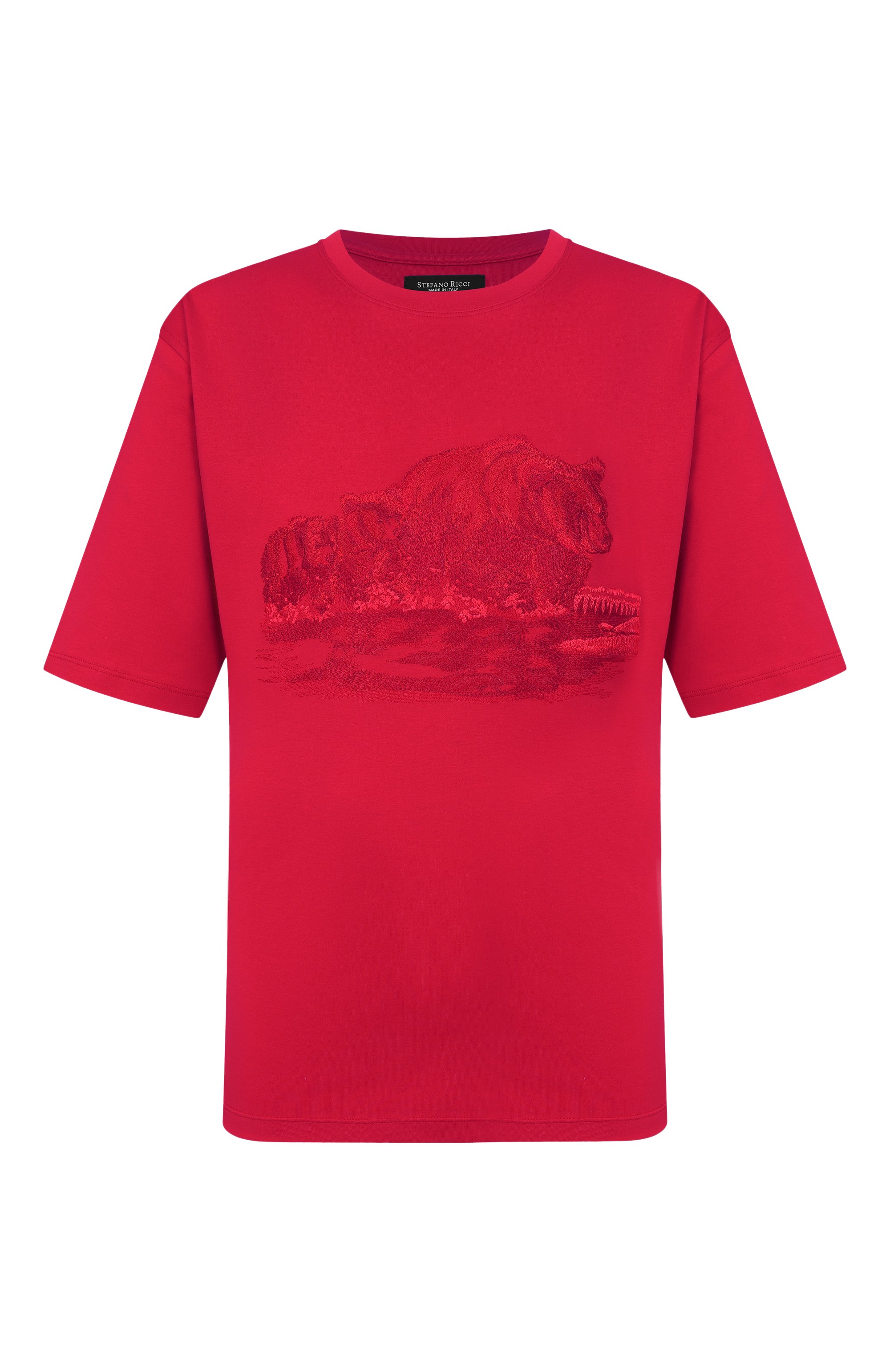 Хлопковая футболка STEFANO RICCI, арт. MNH6205350/LUXT, фото 1