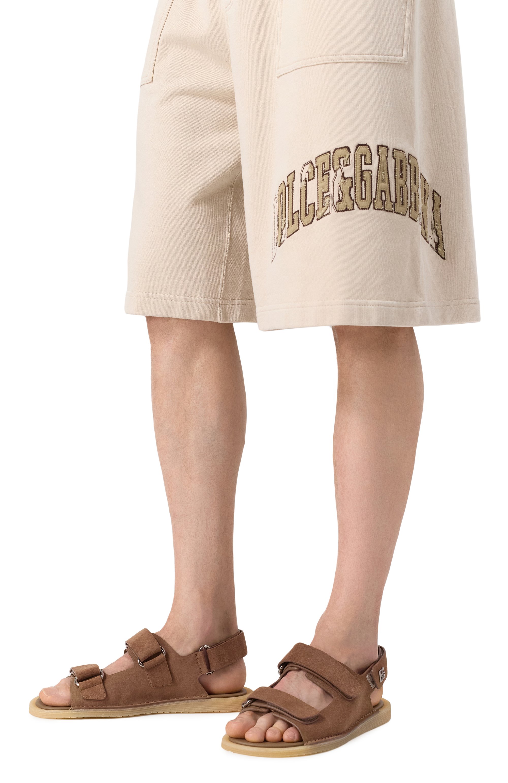 Замшевые сандалии DOLCE & GABBANA, арт. A80492/AT441, фото 3