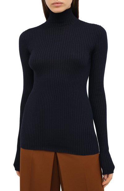 Водолазка из шерсти и шелка JIL SANDER, арт. JPPR754509-WRY21078, фото 3