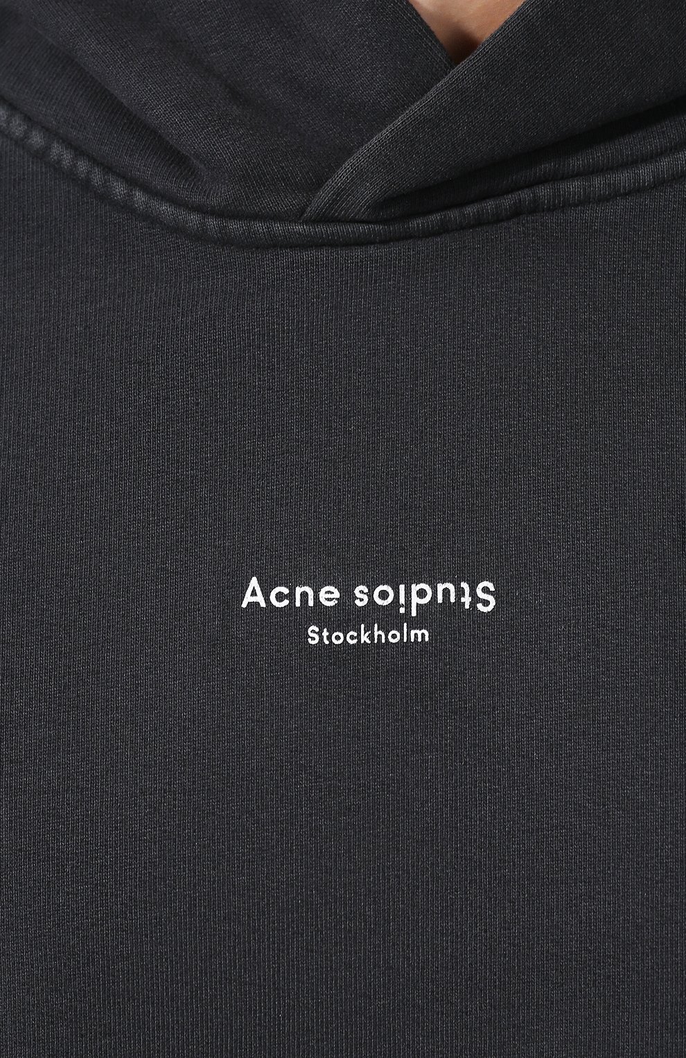 Хлопковое худи ACNE STUDIOS, арт. BI0069/M, фото 5