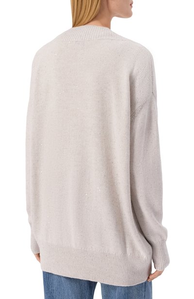 Свитер из кашемира и шелка BRUNELLO CUCINELLI, арт. M73539922, фото 4