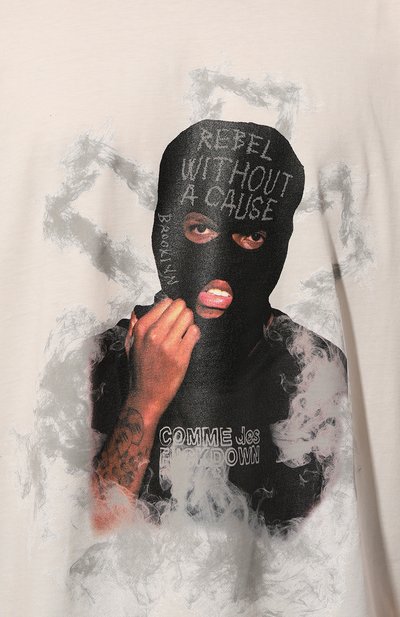 Хлопк�овая футболка COMME DES FUCKDOWN, арт. CFABM01450, фото 5