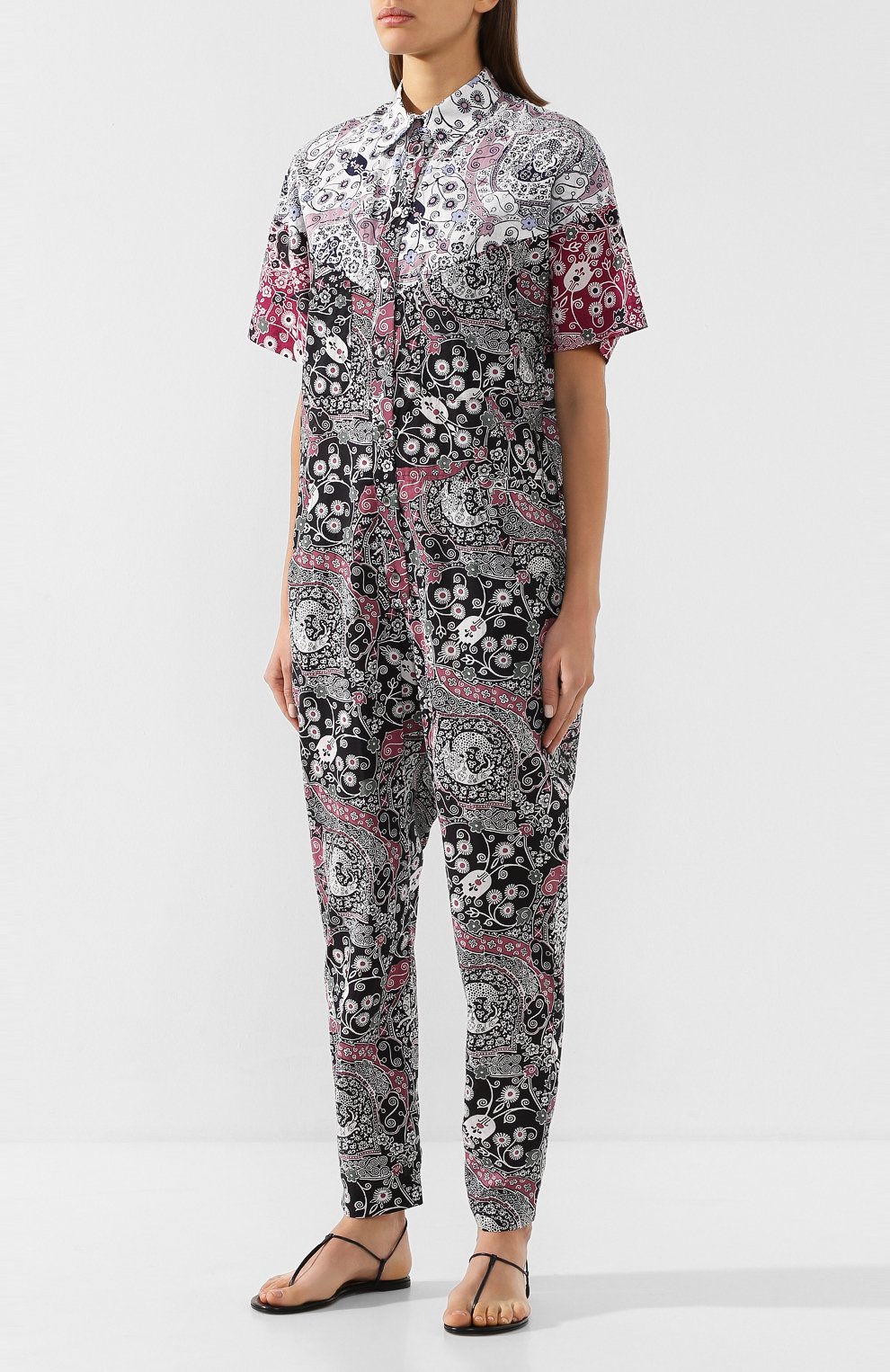 Хлопковый комбинезон ISABEL MARANT ETOILE, арт. CB0253-20P026E/UDENA, фото 3