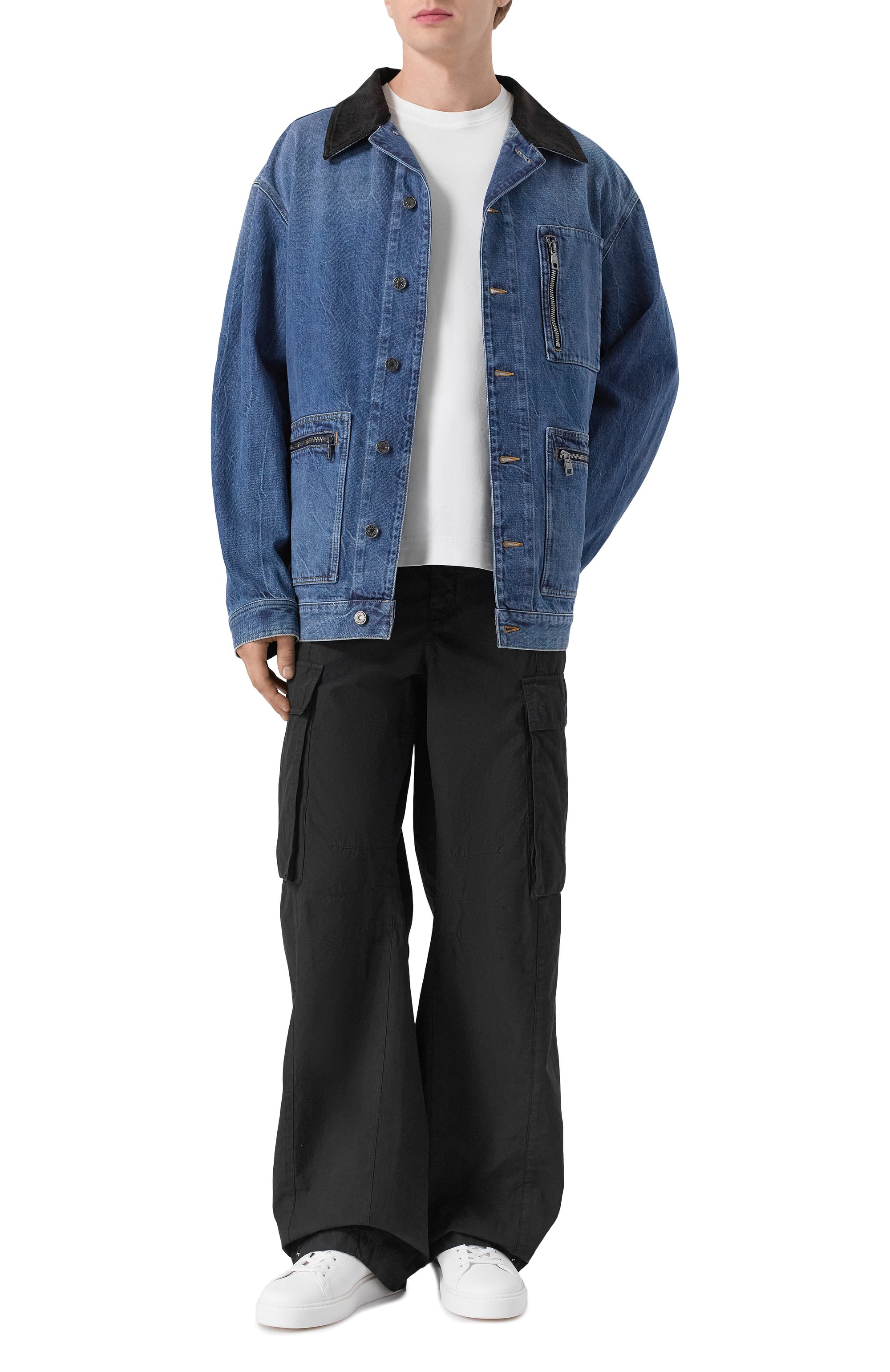 Хлопковые брюки-карго DOLCE & GABBANA, арт. GP13RT/G8NG9, фото 2