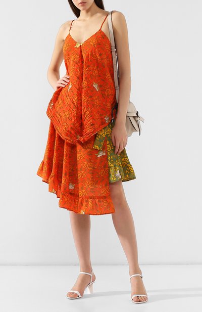 Юбка loewe x paula's ibiza LOEWE оранжевого цвета по цене 56650 руб., арт. S2295171P0, фото 2 Юбка loewe x paula's ibiza LOEWE, арт. S2295171P0, фото 2